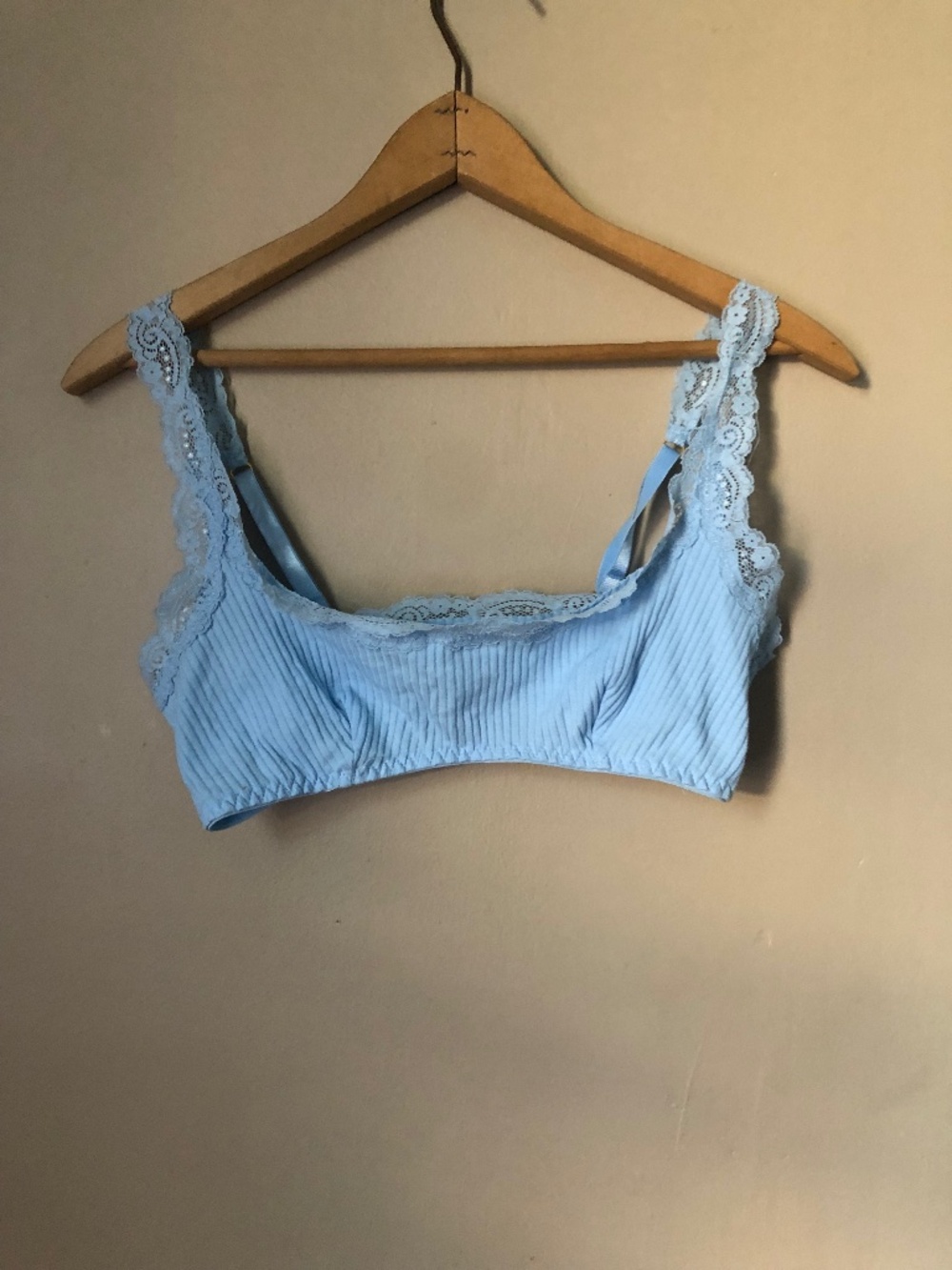 Blue bralette